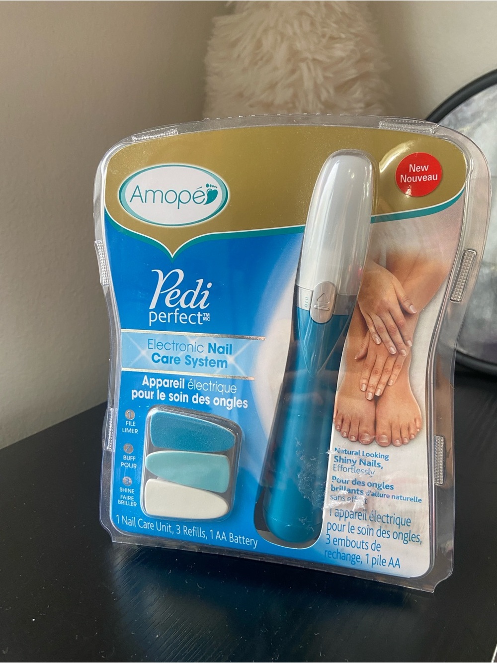 Amopé Pedi Perfect Blue Electronic Nail Care System Pedicure Manicure